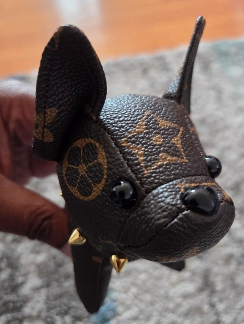 Brown French Bulldog Keychain, Nwot - Picture 4 of 5